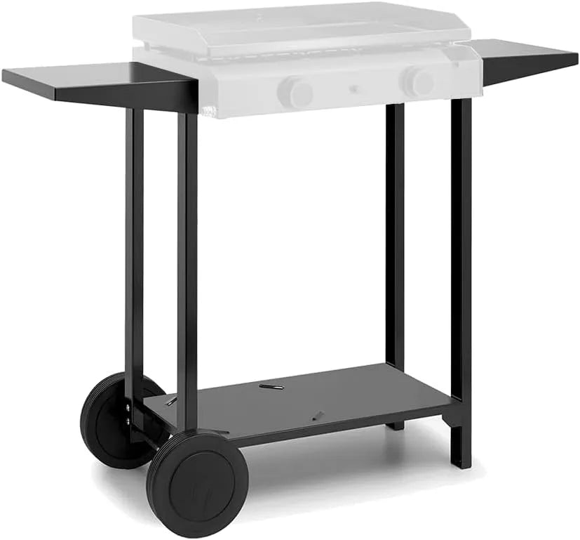 Modèle Chariot pour plancha finition noire chba60 Forge Adour, Chariot pour plancha finition noire