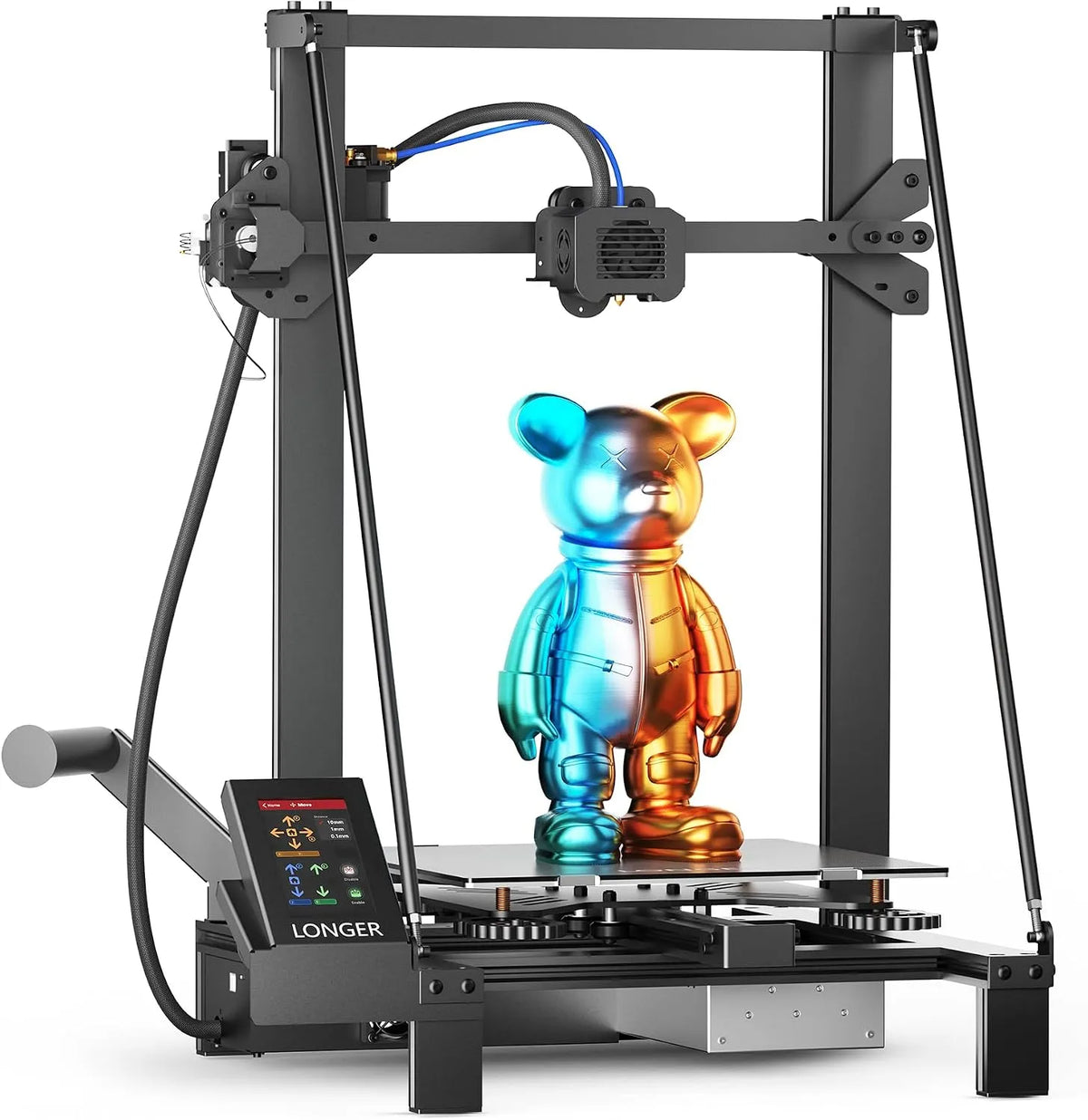 Imprimante LK5 LONGER, 3D Pro, Grande Taille d'impression 30 x 30 x 40 cm, précision 0,1 mm, avec écran Tactile 4,3 ', Carte mère 32 Bits, Open Source