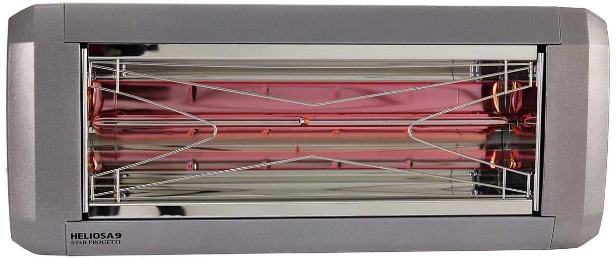 De terrasse modèle Heliosa 9, 2,2 kW Saro Chauffage, 113 mm