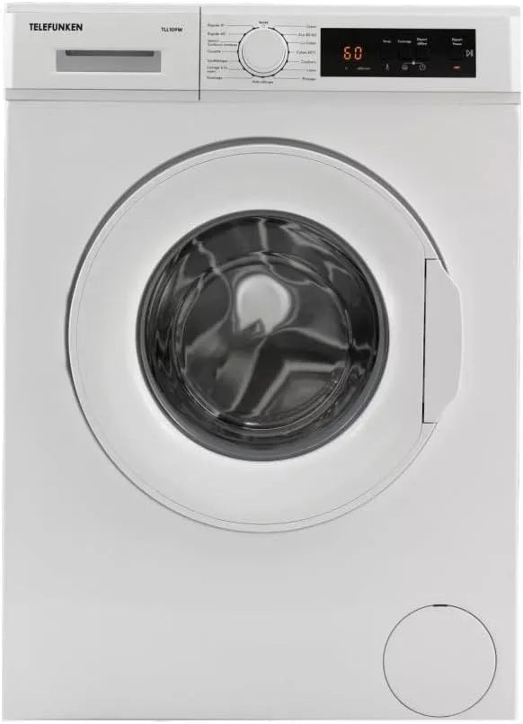 Lave-linge 1000 TLL109W, min finition blanche, frontal 9 Kg Tours