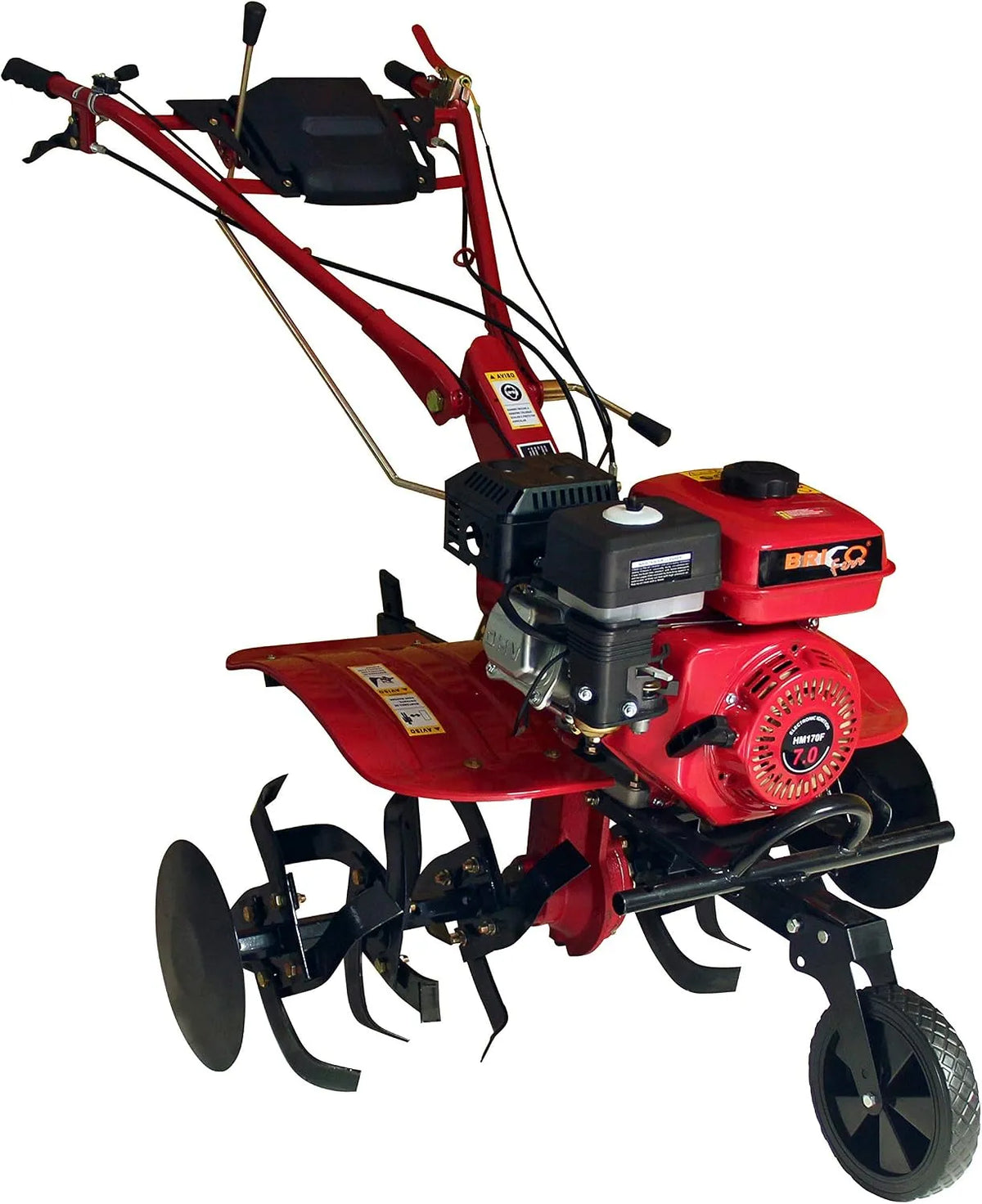 Motobineuse 7HP Bricoferr, Essence 210cc