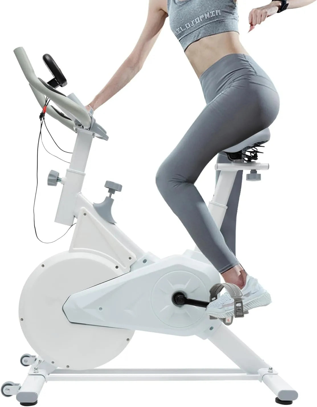 Vélo, Pour l'intérieur, poids 80 kg, d'appartement, Avec bandes de résistance, Écran LCD