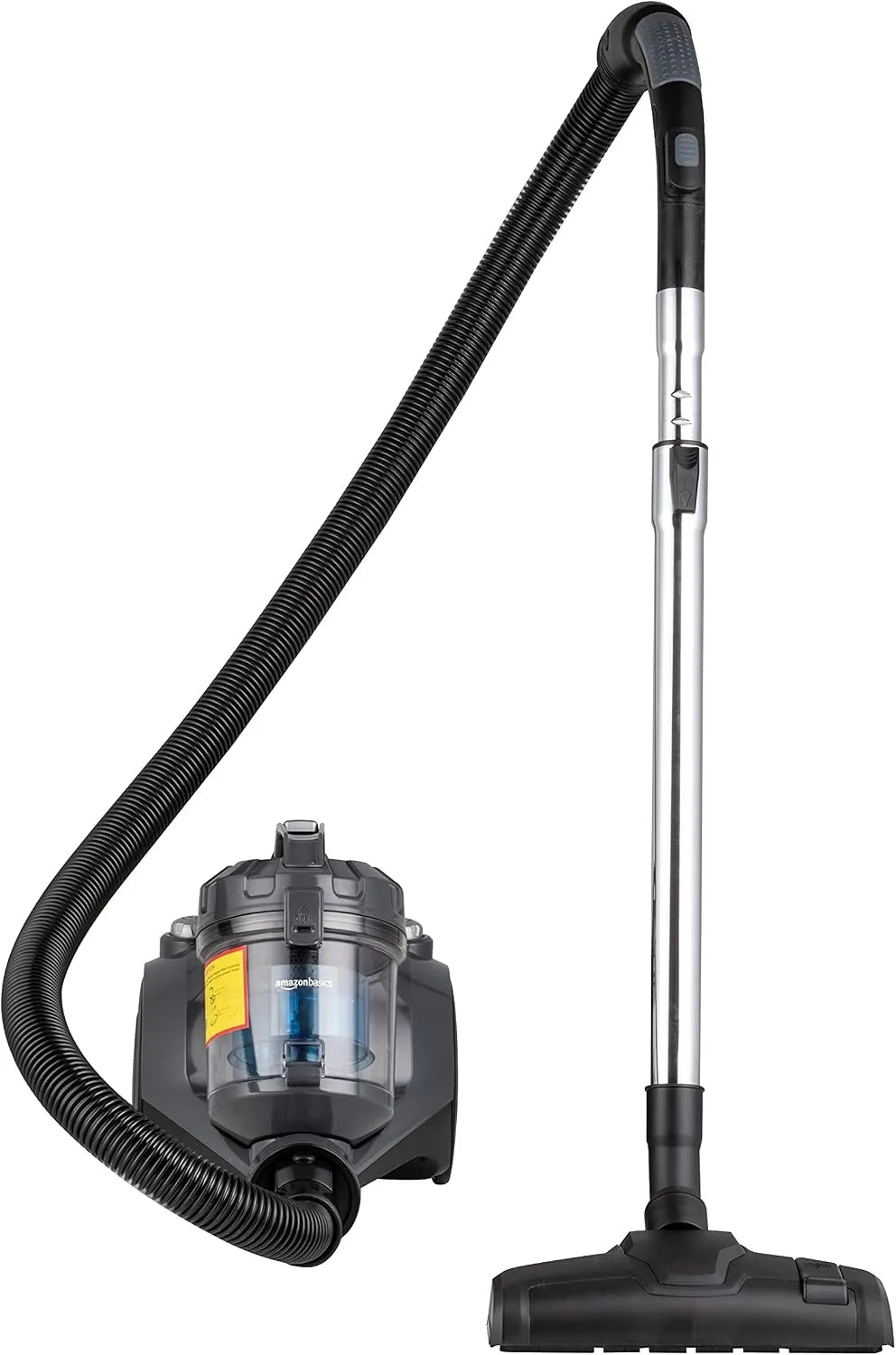 Aspirateur 15KC-71EU4 Amazon Basics, puissance 700 W, capacité 1,5 L, sans Sac à Cylindre, Compact et Léger, Filtre Hepa, finition noire, Bleu