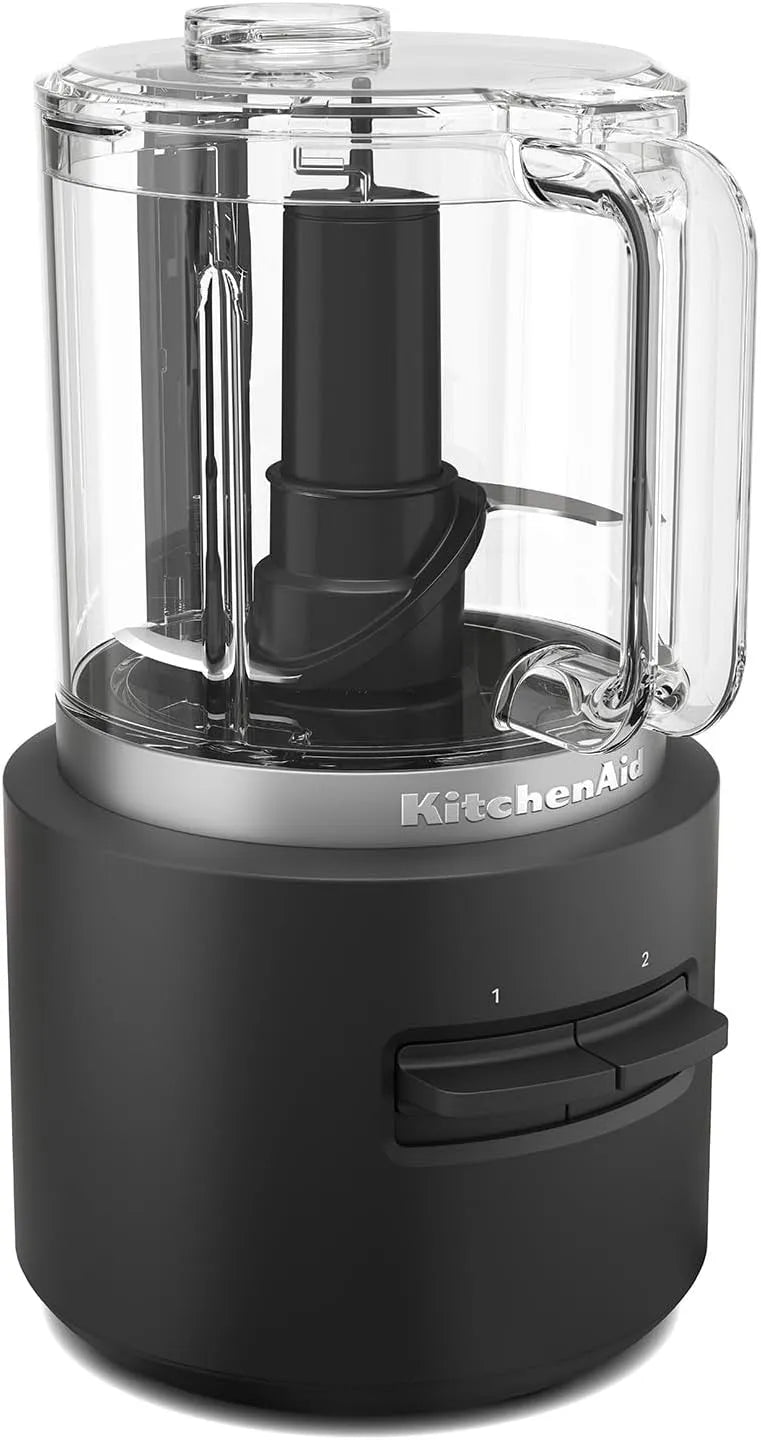 KitchenAid 2 niveaux de vitesse et pulse, légumes et herbs, Mini robot culinaire au format au format portable pour hacher ou purer des fruits