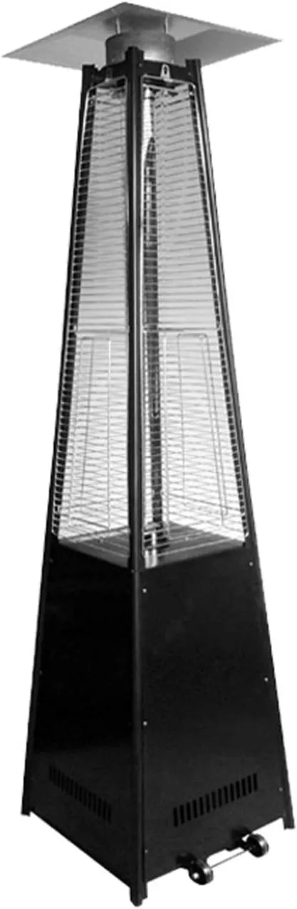 Au gaz de terrasse Pyramid Chauffage, chauffage au propane sur pied monté sur roues et tube en verre de quartz pour intérieur et extérieur