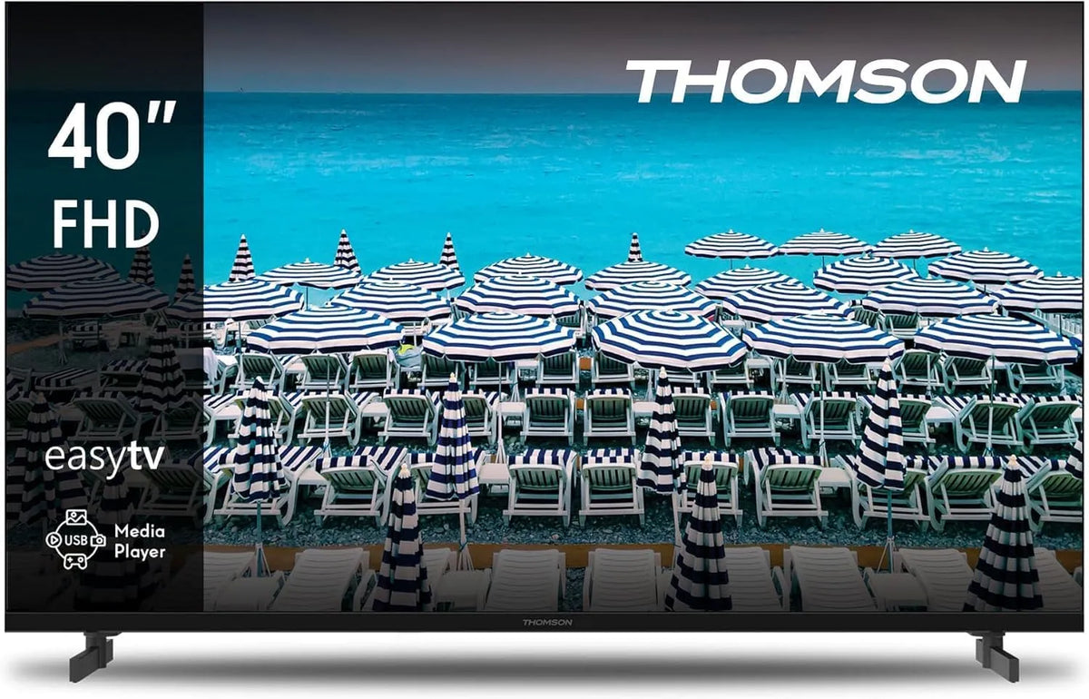 Modèle Pouces, largeur 101 cm THOMSON 40 40FD2S13, Non Smart, Hotel Mode, LED Full HD Easy TV, USB, HDMI, Triple-Tuner, Câble, Satellite