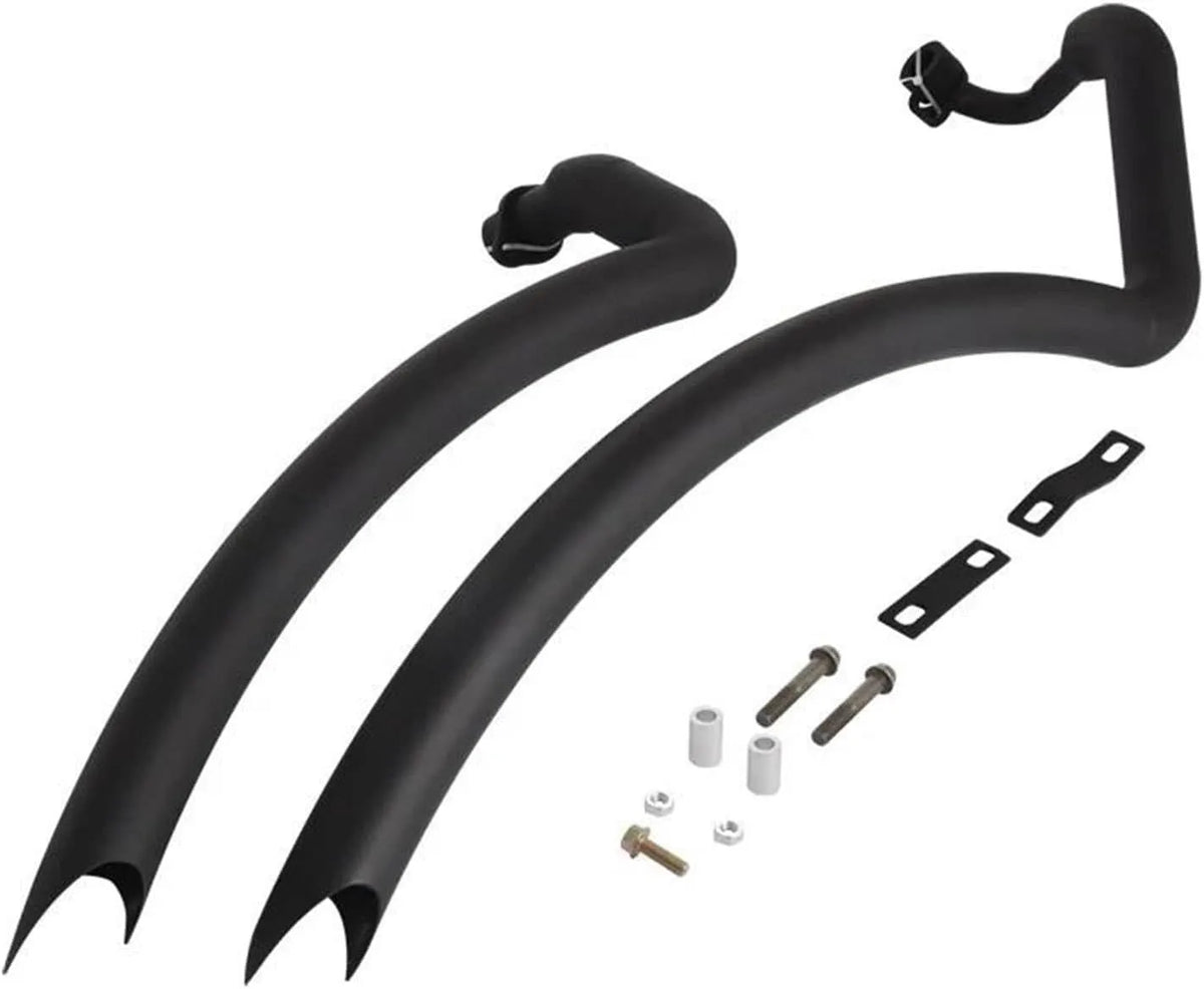Silencieux D'échappement En Acier Inoxydable Pour Moto Remplacer l'échappement, finition noire À Enfiler Pour Y-AMAHA V-Star 400 650, Nero