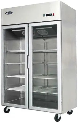 Vitré 2 Portes Frigo Professionnel, capacité 900 Litres, Atosa