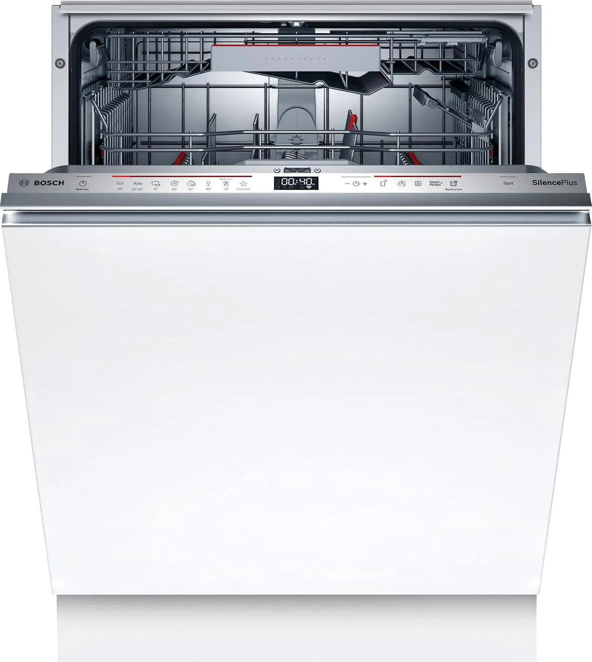 Bosch lave-vaisselle SMV6EDX57E, Silence Plus 42 dB Non Disponible, Série 6, 13 couverts, tout encastrable, Home Connect