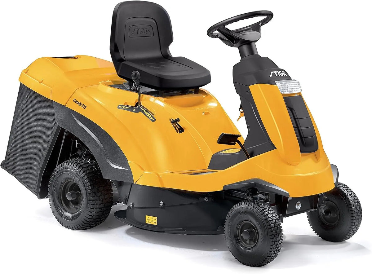 Stiga tondeuse, Combi 372 Autoportée, Plateau 72 cm, Bac 170 L, Moteur St 400 414 CC, Pelouses Jusqu'à 2 500 m², Transmission Hydrostatique