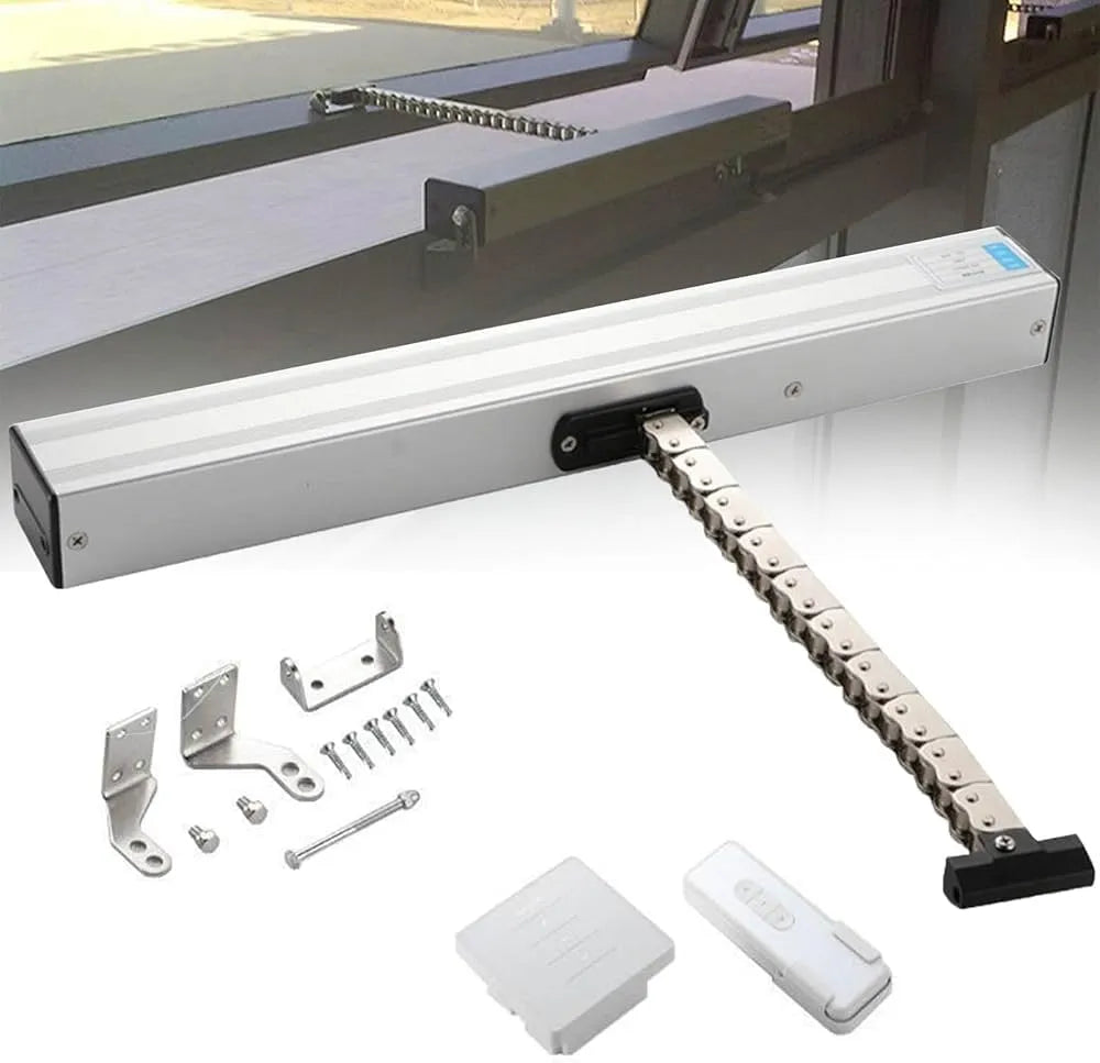 Ouvre-fenêtre électrique, télécommandé pour fenêtres de toit et serres Système de ventilation automatique