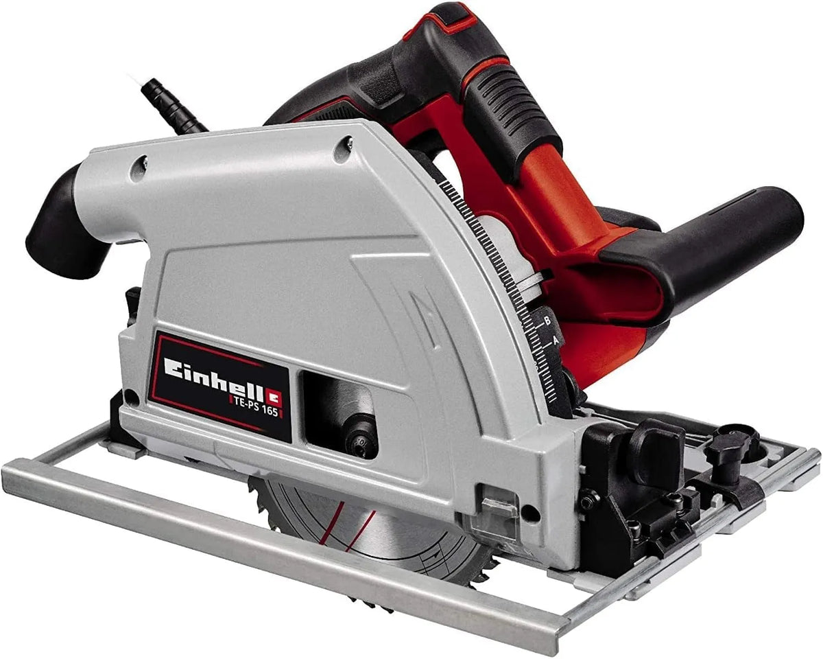 Einhell Scie plongeante TE-PS 165, Scie plongeante, 1200 W, profondeur de coupe: 56 mm, Diamètre de lame: 165mm, 48 dents, lame HW, TCT