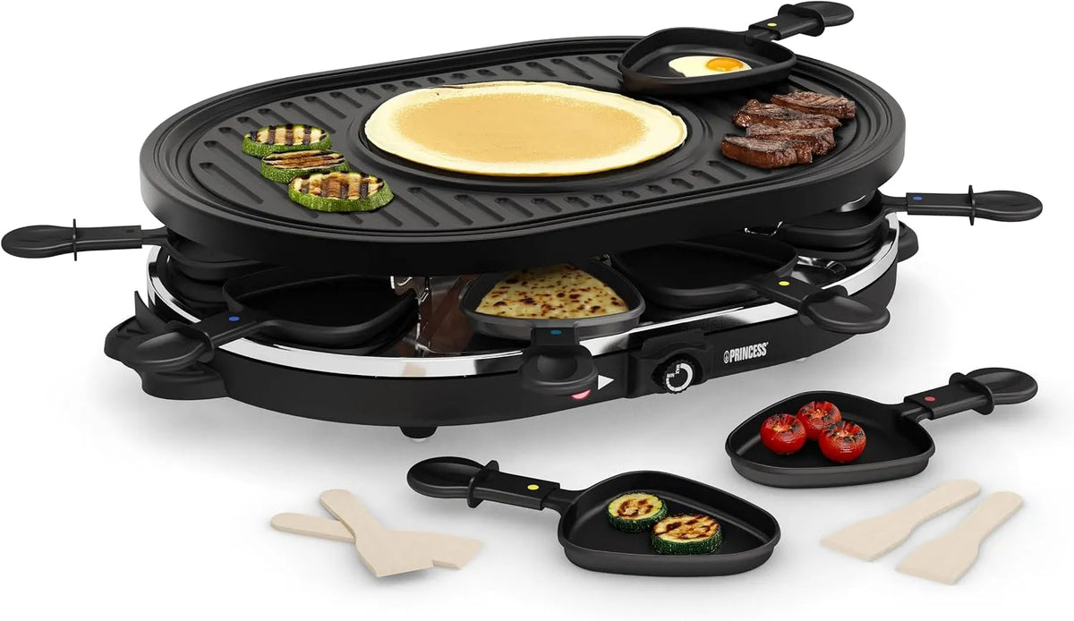 Princess gril 162700, Raclette Party 8 ovale