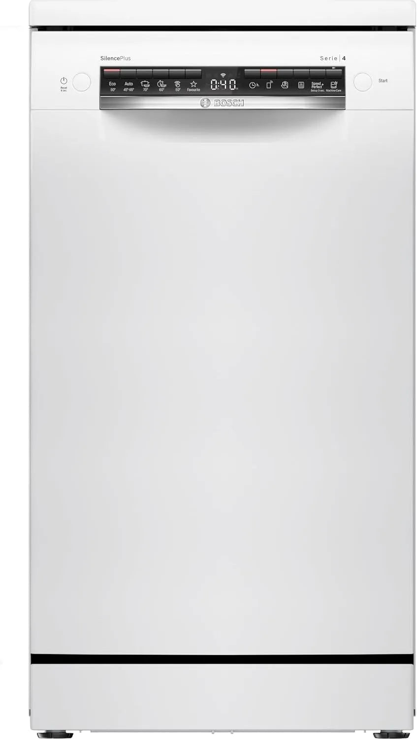 Bosch lave-vaisselle SPS4EMW17E, Série 4, 60 cm, Pose-libre, finition blanche