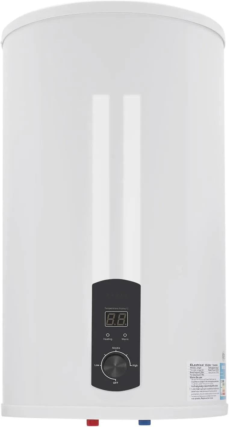 Chauffe-eau électrique, capacité 70L, avec écran LED pour cuisines toilettes