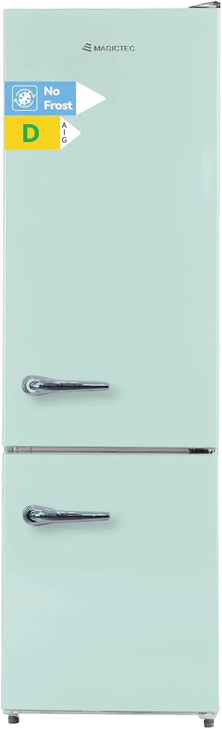 Réfrigérateur magictec Frigo vintage,Retro, H. 179cm, capacité 236L, capacité 168L, capacité 68L, Retro congelateur, Total No Frost, Alarme porte