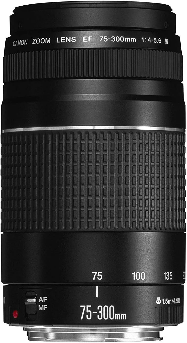 Canon modèle 6473A003 EF 75 75-300mm, Objectif pour Reflex -300mm f, 4.0-5.6 III, finition noire