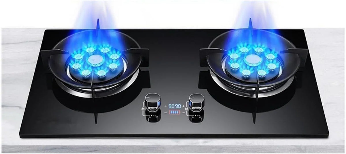 Cuisinière à gaz, À Double Brûleur, Avec Protection Contre Les Pannes, Table De Cuisson À Haute Efficacité De 10 KW À 9 Cavités, NG