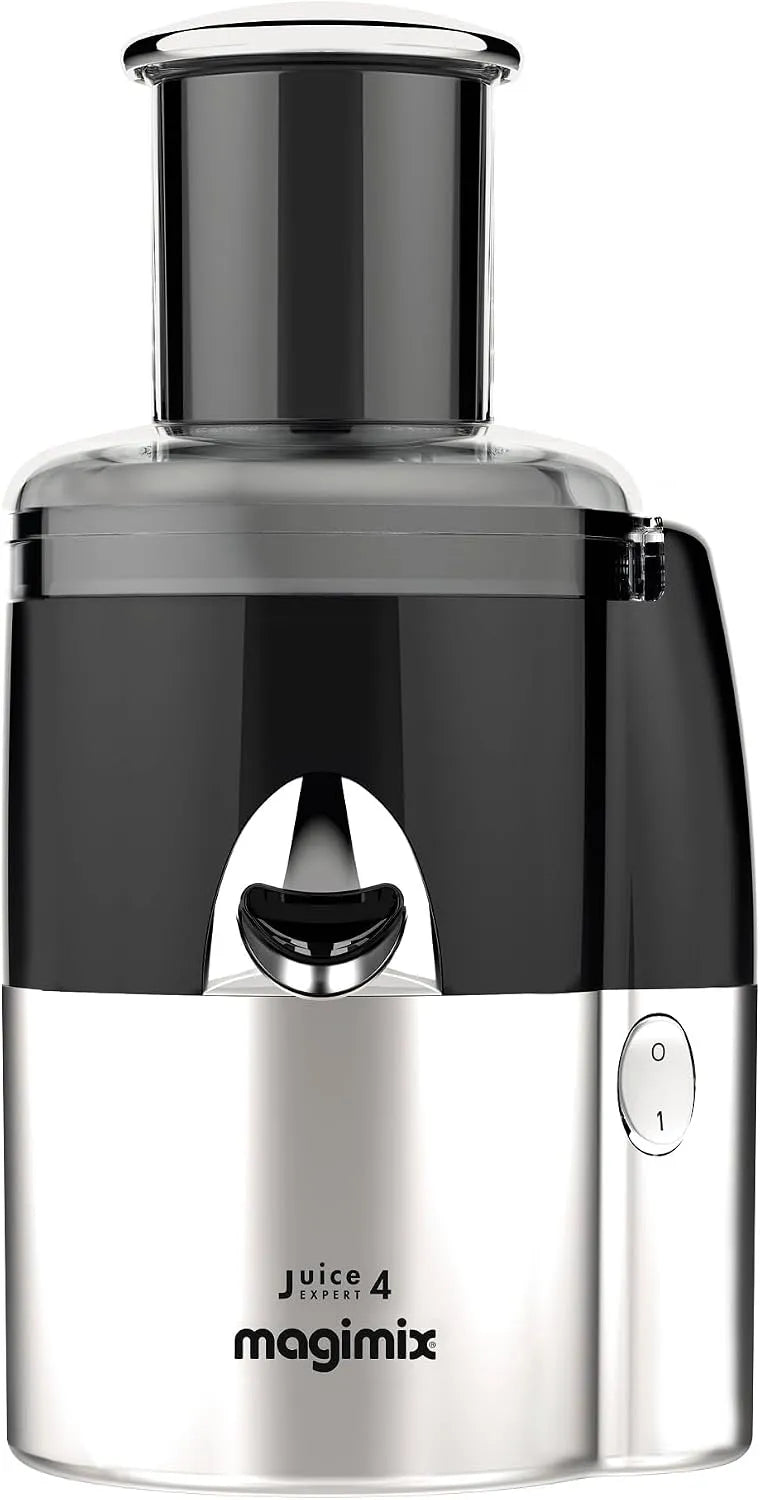 Extracteur de jus Magimix, Juice Expert 4, & Centrifugeuse Multifonction 4-en-1, Moteur Professionnel Ultra-Silencieux, finition noire
